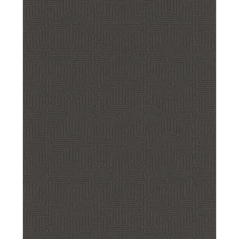 Eijffinger by Brewster 376063 Kairo Coffee Geometric Wallpaper