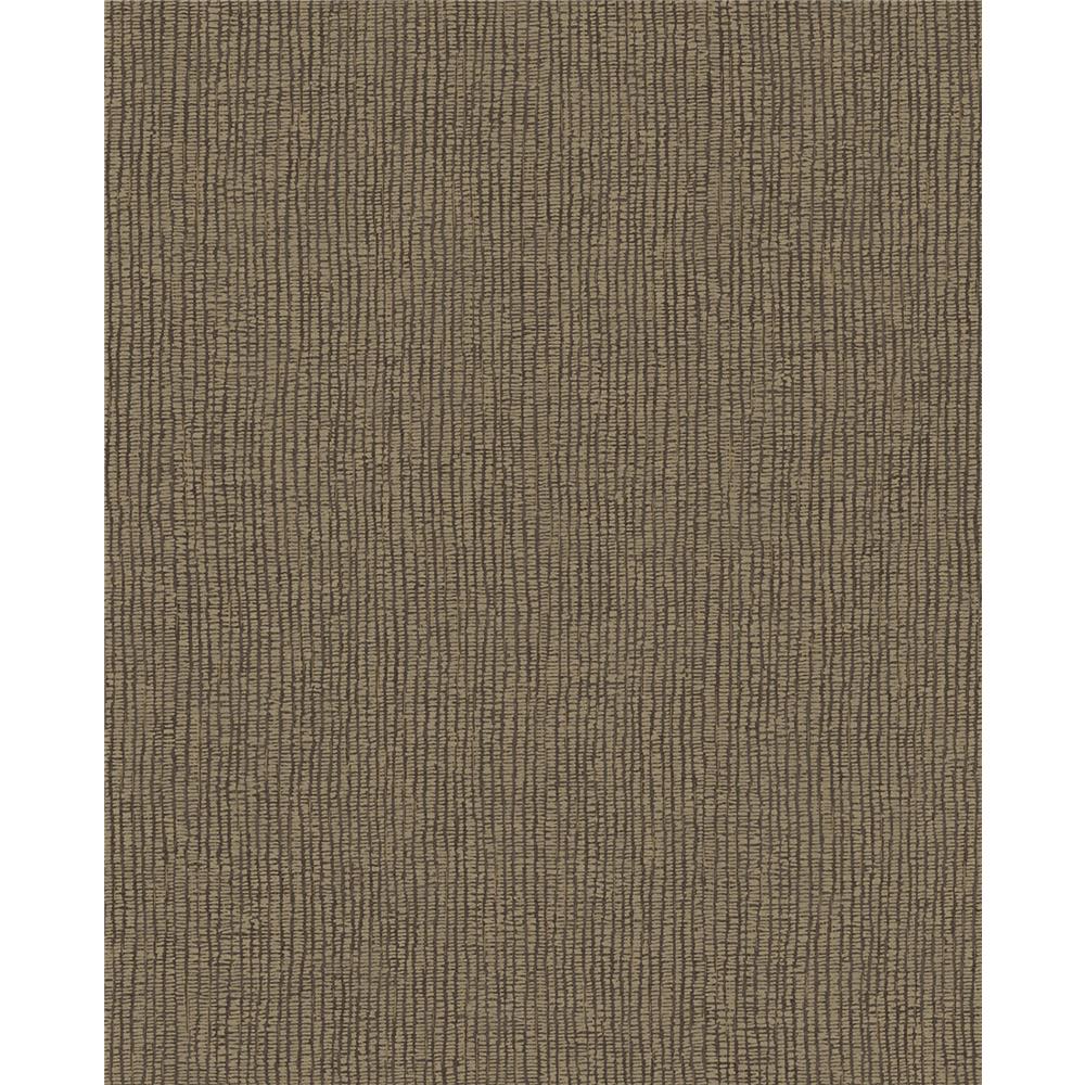 Eijffinger by Brewster 391541 Bayfield Brown Weave Texture Wallpaper