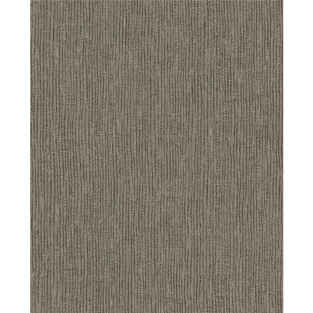 Eijffinger by Brewster 391542 Bayfield Dark Brown Weave Texture Wallpaper