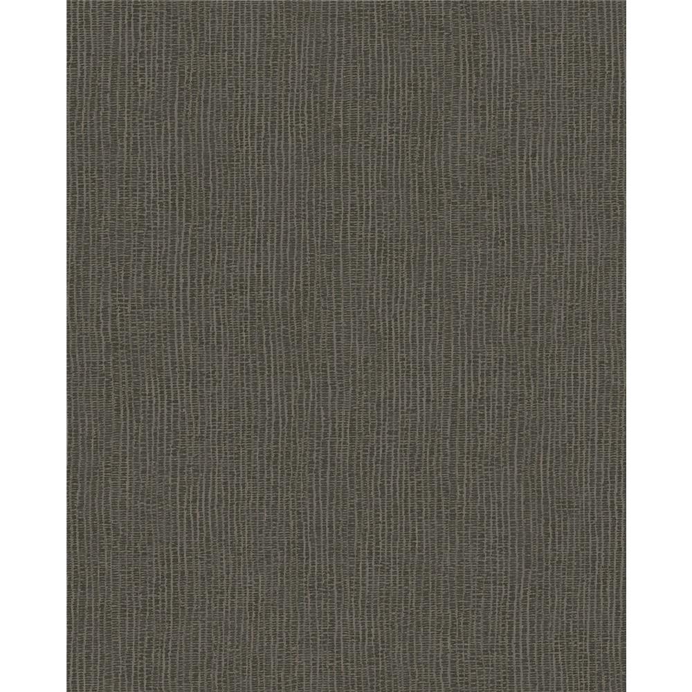 Eijffinger by Brewster 391543 Bayfield Charcoal Weave Texture Wallpaper