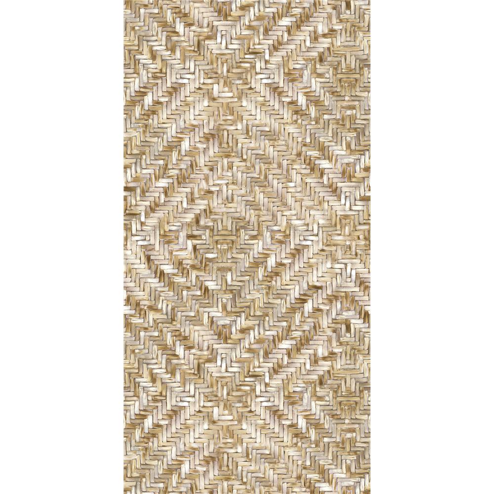 Eijffinger by Brewster 391563 Lakewood Weave Straw Wall Mural