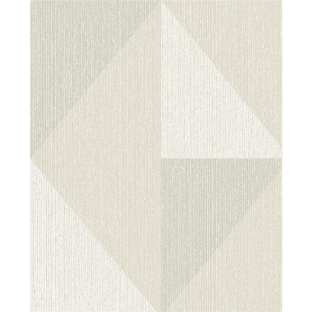 Eijffinger by Brewster 395820 Diamond Grey Tri-Tone Geometric Wallpaper