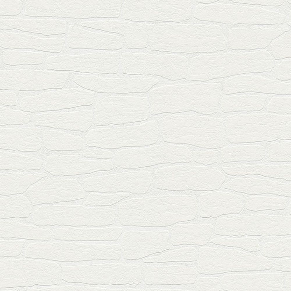 Brewster 4000-3554-16 Pieter White Stone Paintable Wallpaper