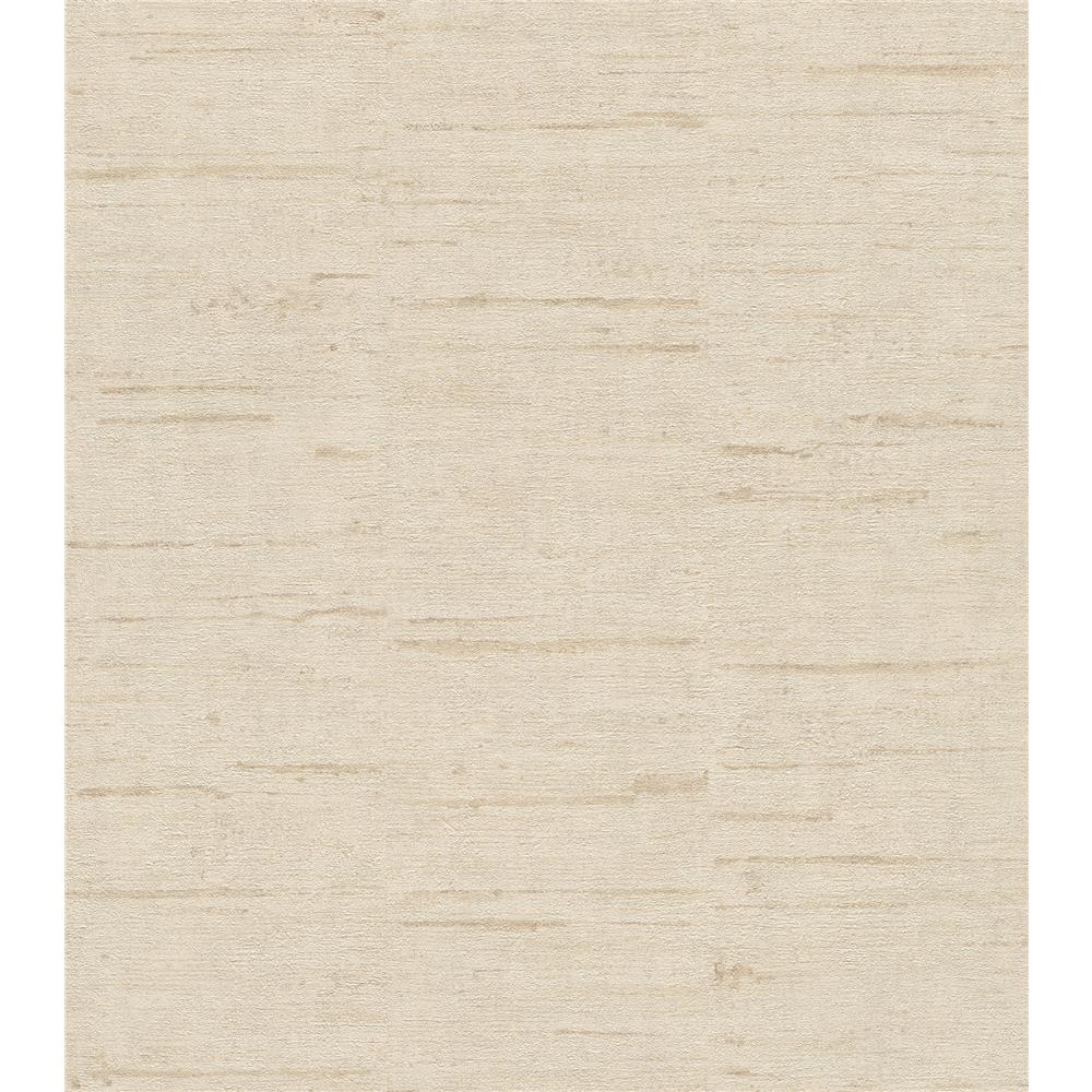 Advantage by Brewster 4015-426717 Maclure Champagne Striated Texture Wallpaper