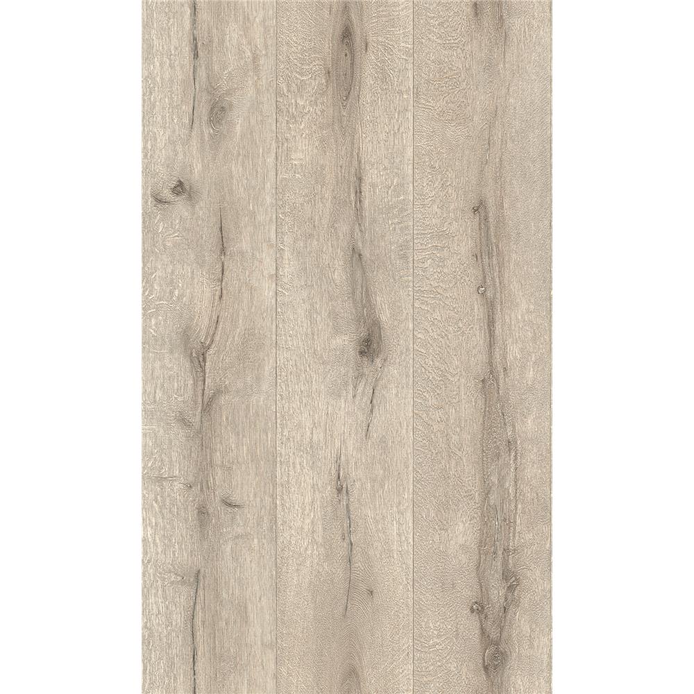 Advantage by Brewster 4015-514483 Appalacian Taupe Wood Planks Wallpaper