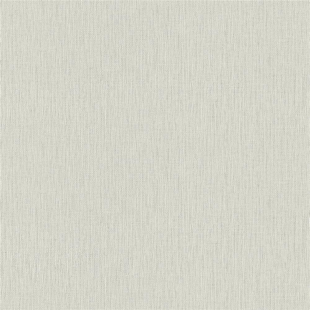 Advantage by Brewster 4015-550436 Haast Silver Vertical Woven Texture Wallpaper