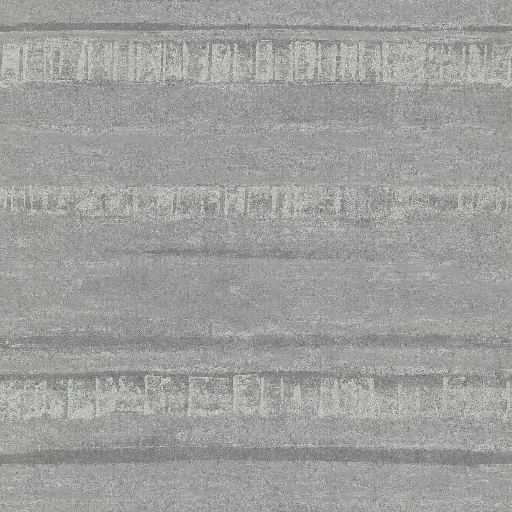 A-Street Prints by Brewster 4019-86418 Lustre Rakasa Distressed Stripe Wallcovering in Pewter