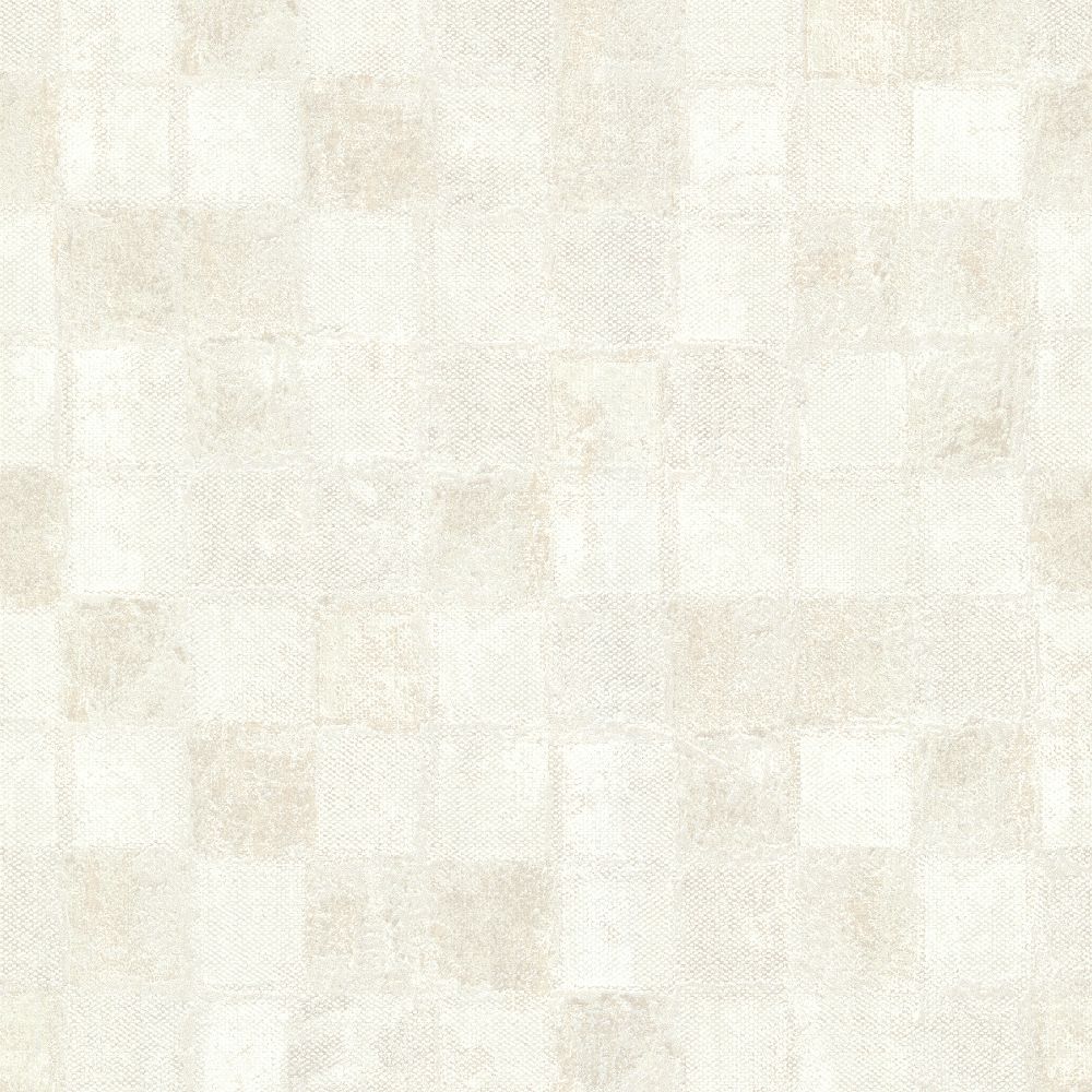 A-Street Prints by Brewster 4019-86420 Lustre Varak Checkerboard Wallcovering in White
