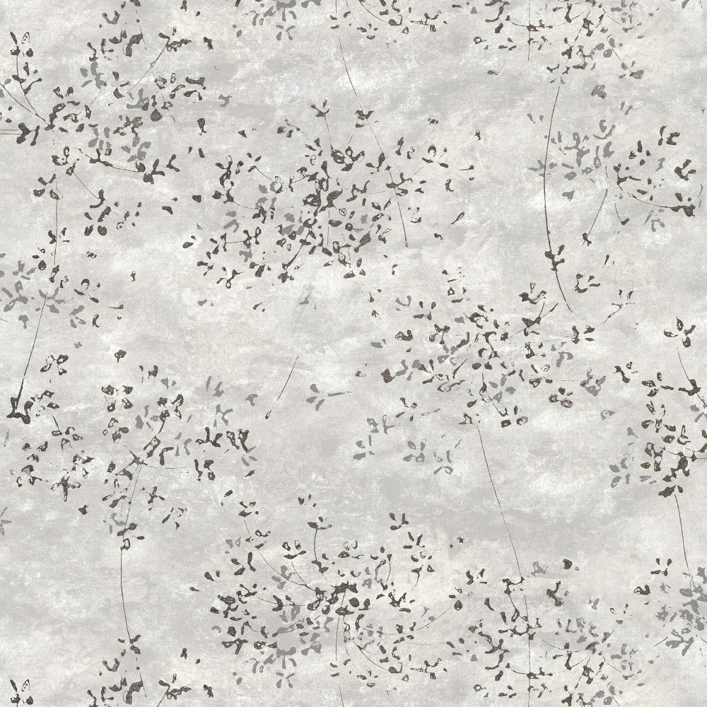 A-Street Prints by Brewster 4019-86427 Lustre Arian Inkburst Wallcovering in Silver