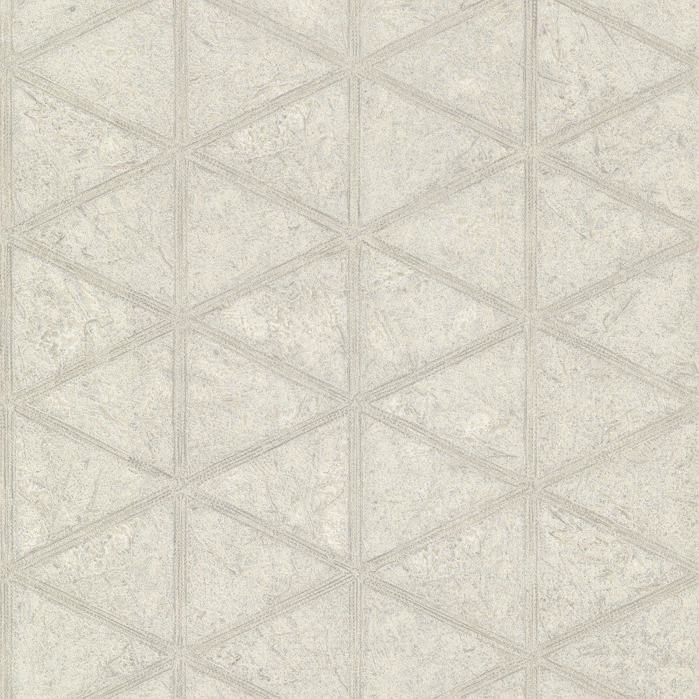 A-Street Prints by Brewster 4019-86489 Lustre Mayari Tiled Wallcovering in Platinum