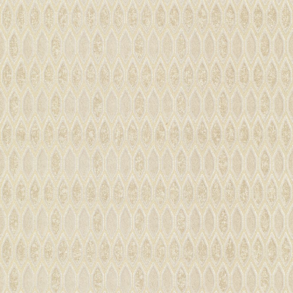 A-Street Prints by Brewster 4019-86496 Lustre Damour Hexagon Ogee Wallcovering in Gold