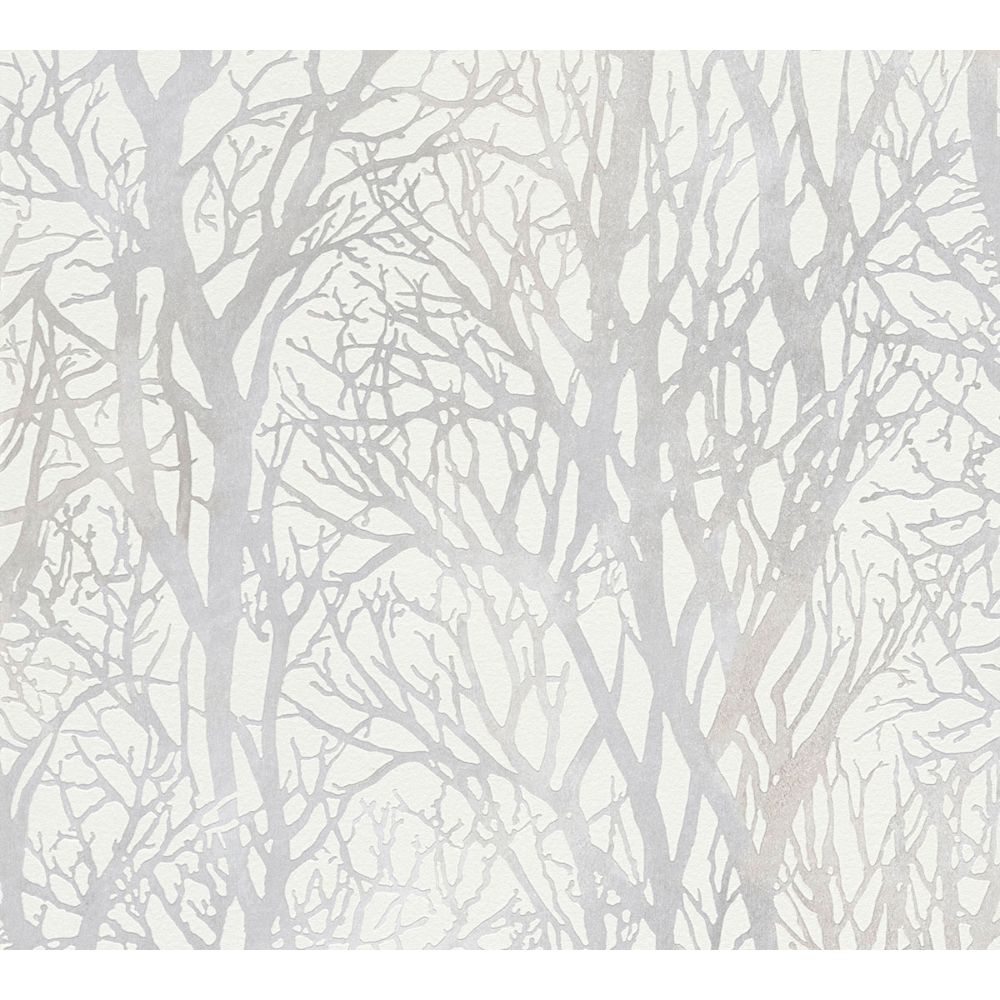 Advantage by Brewster 4035-30094-1 Yasuo Cream Tree Branch Wallpaper