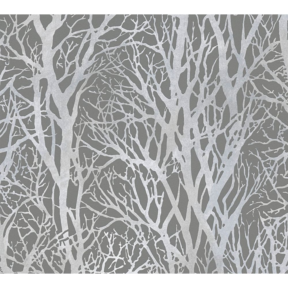 Advantage by Brewster 4035-30094-3 Yasuo Grey Tree Branch Wallpaper