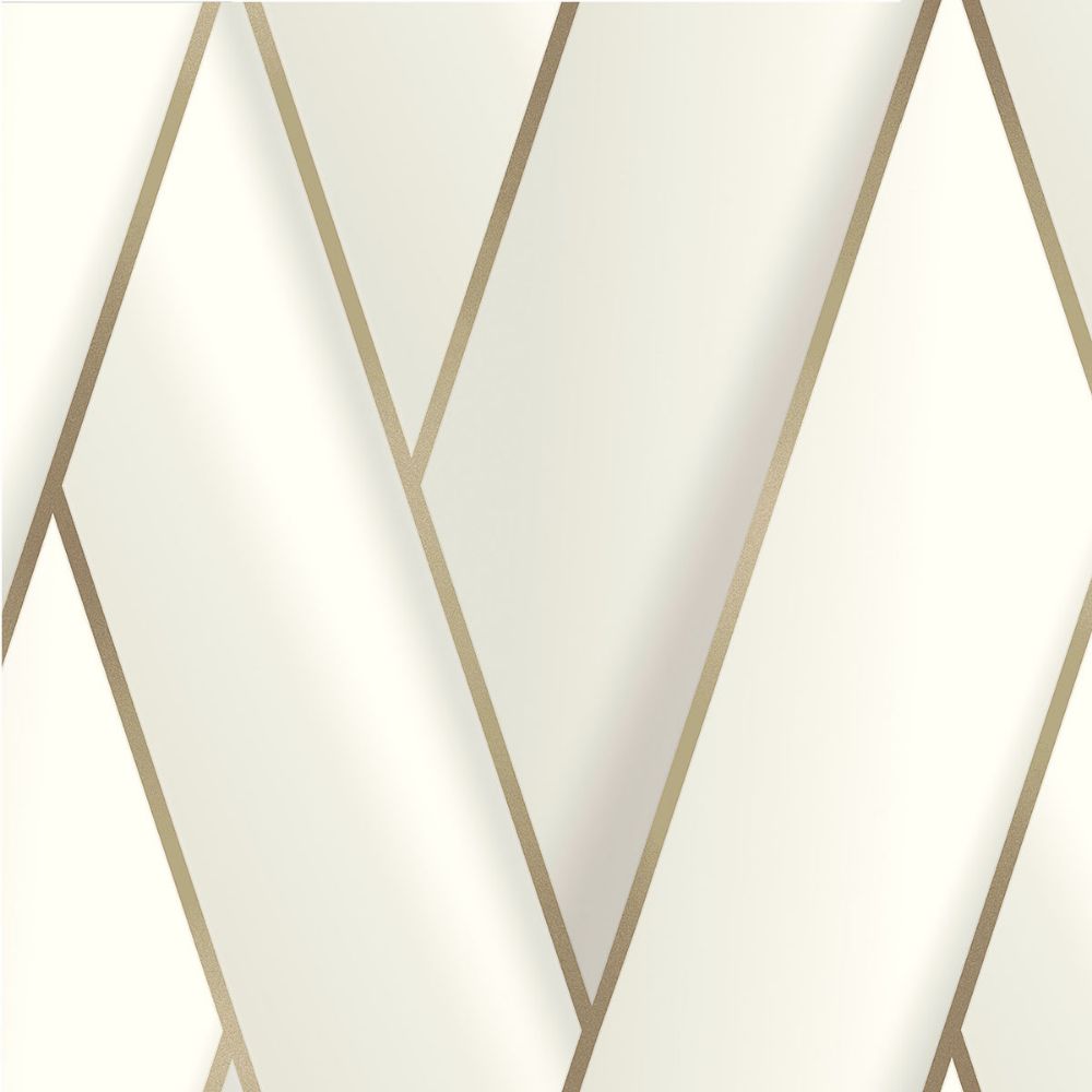 Advantage by Brewster 4041-34800 Manfred White Modern Herringbone Wallpaper