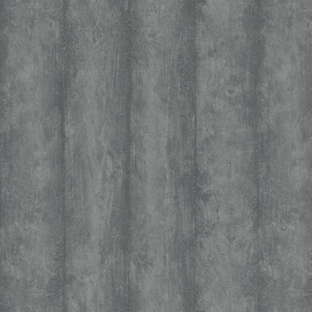Advantage by Brewster 4041-429435 Flint Grey Wood Wallpaper