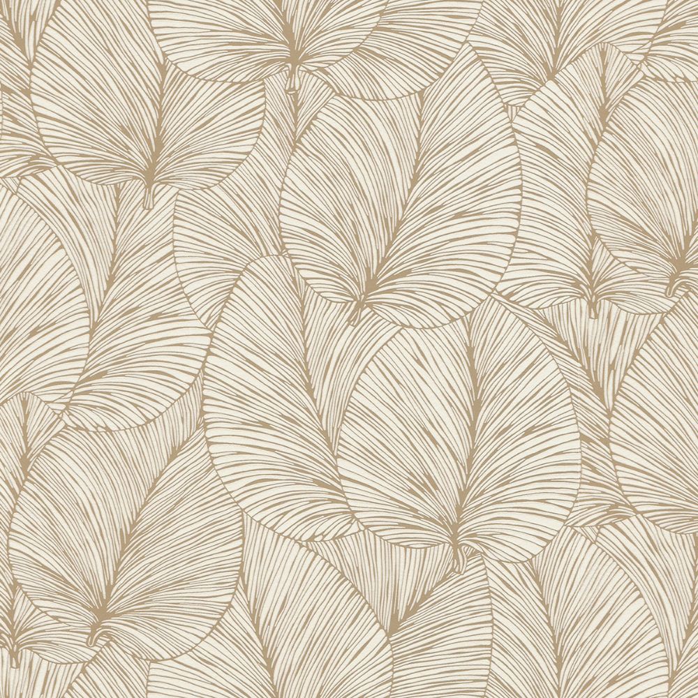 Advantage by Brewster 4041-456622 Eilian Gold Palm Wallpaper