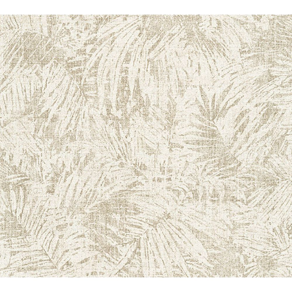 Advantage by Brewster 4044-32263-2 Torquino Off-White Fronds Wallpaper