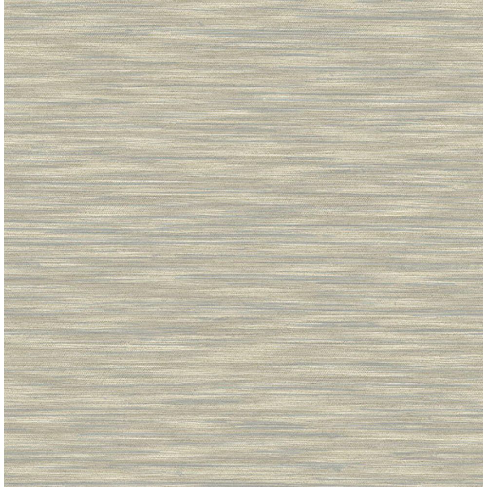 A-Street Prints by Brewster 4046-26155 Benson Taupe Faux Fabric Wallpaper