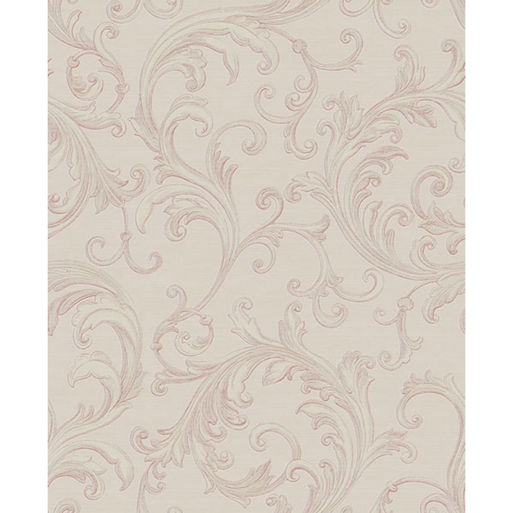Sirpi by Brewster 4058-24835 Noemi Rose Acanthus Wallpaper