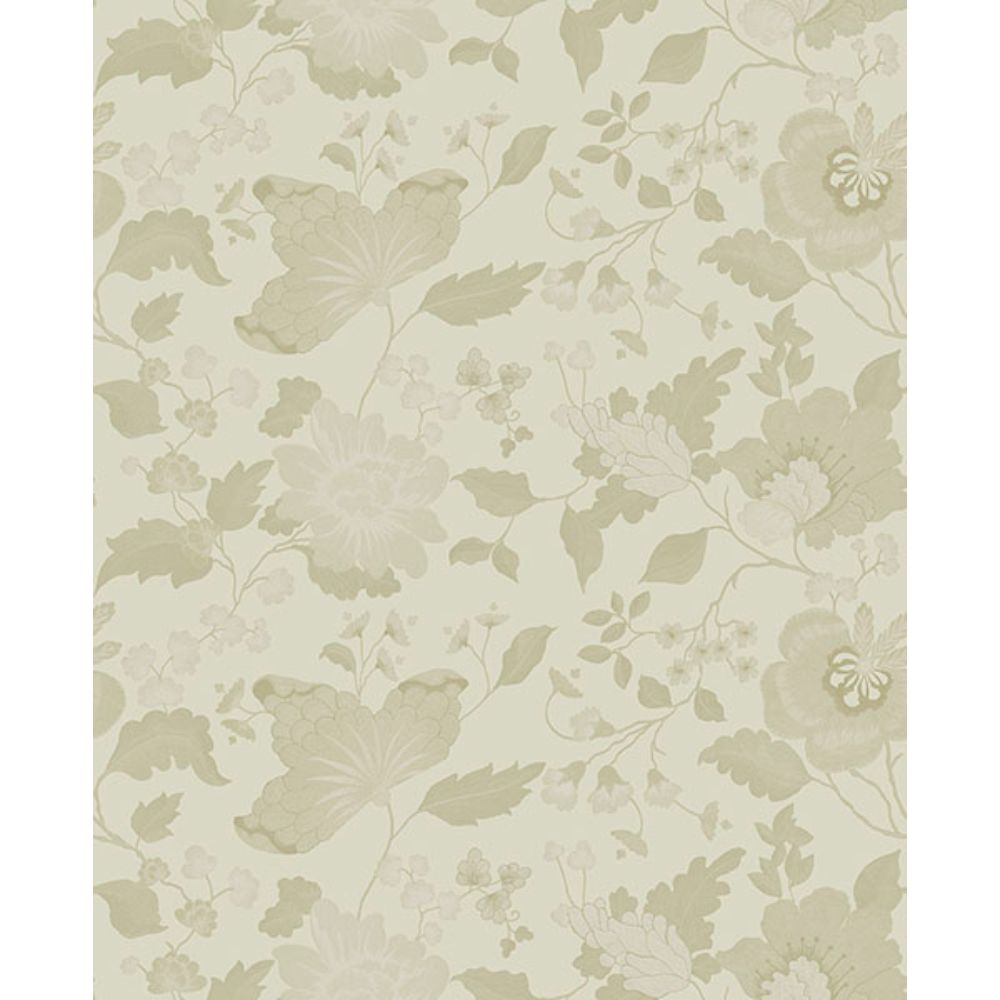 Sirpi by Brewster 4058-24841 Vittoria Gold Floral Wallpaper