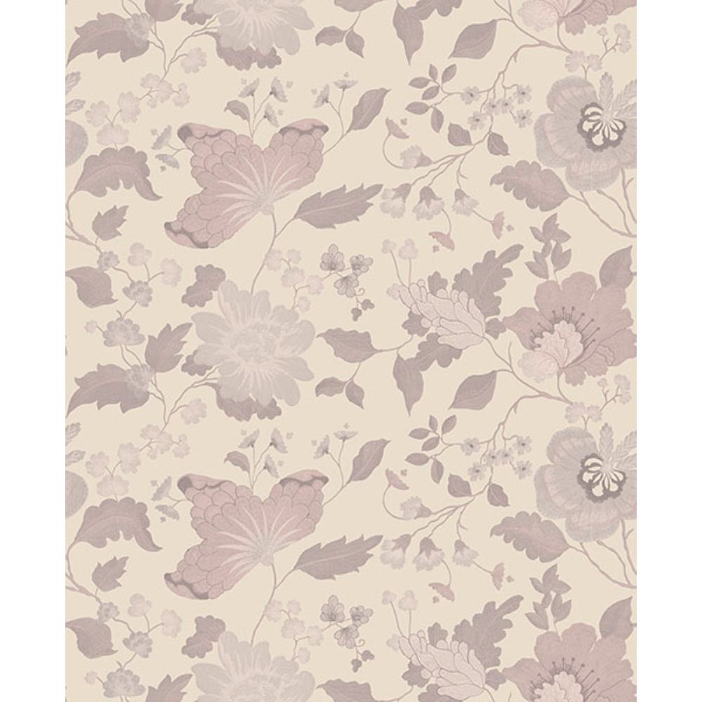Sirpi by Brewster 4058-24845 Vittoria Rose Floral Wallpaper