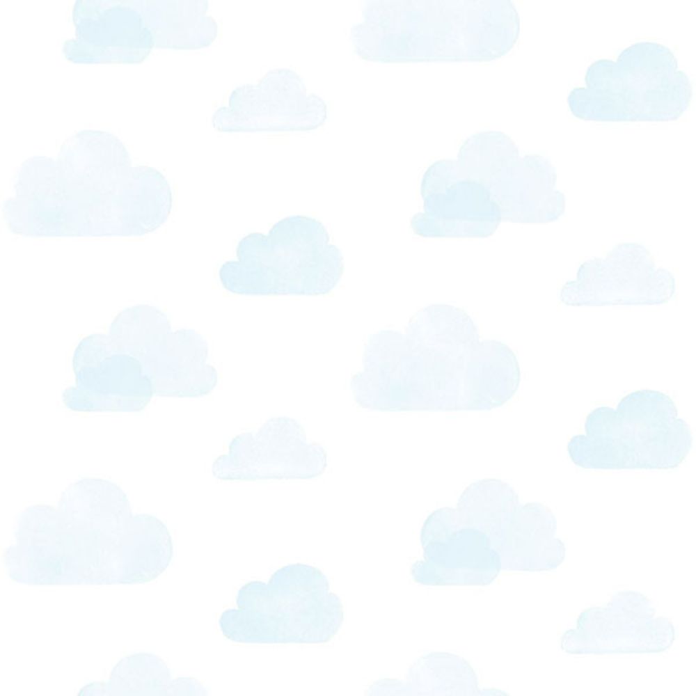 Chesapeake by Brewster 4060-138930 Irie Blue Clouds Wallpaper