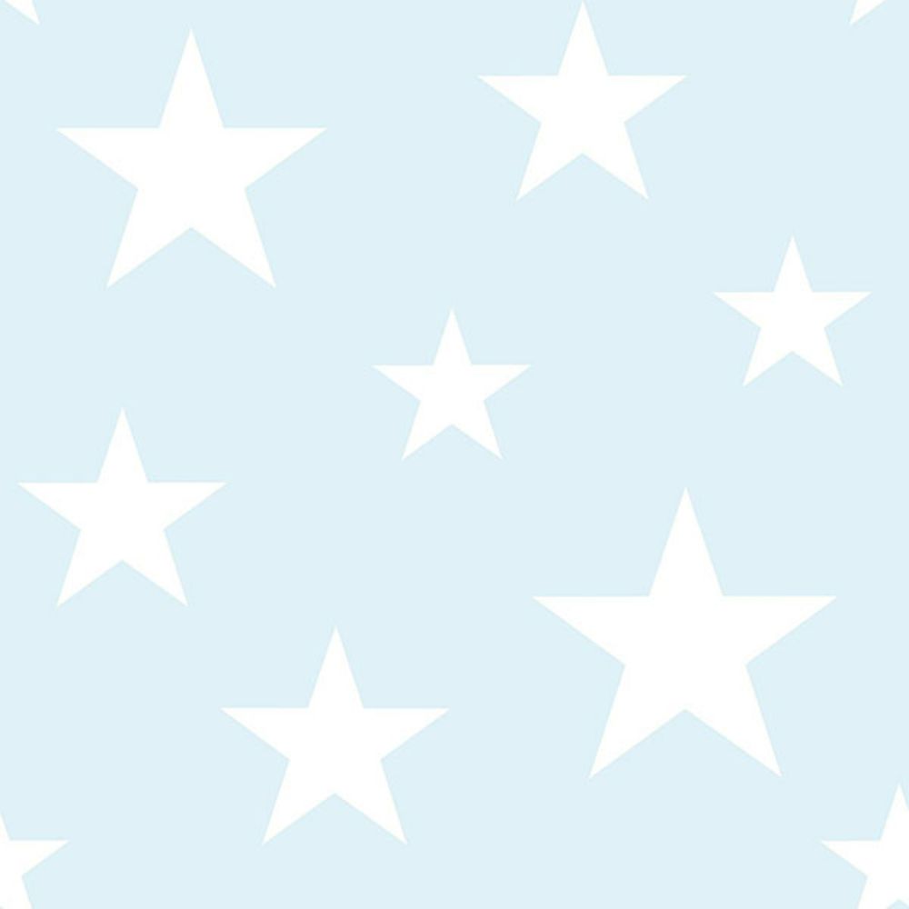 Chesapeake by Brewster 4060-138932 Amira Sky Blue Stars Wallpaper