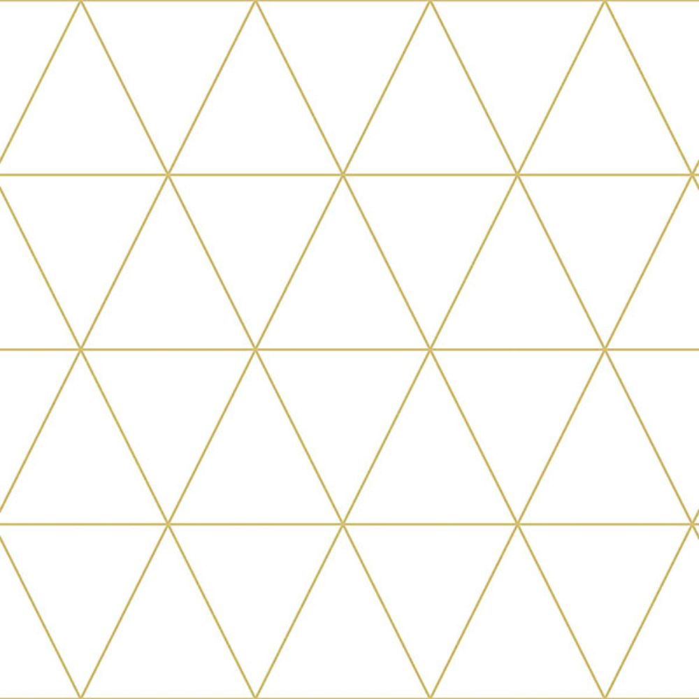 Chesapeake by Brewster 4060-347682 Leda Metallic Geometric Wallpaper