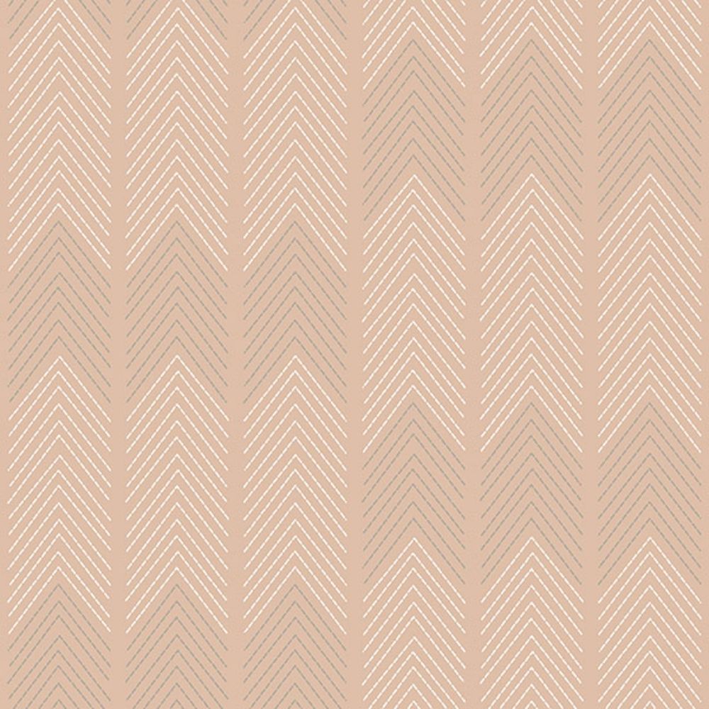 A-Street Prints by Brewster 4066-26528 Nyle Blush Chevron Stripes Wallpaper