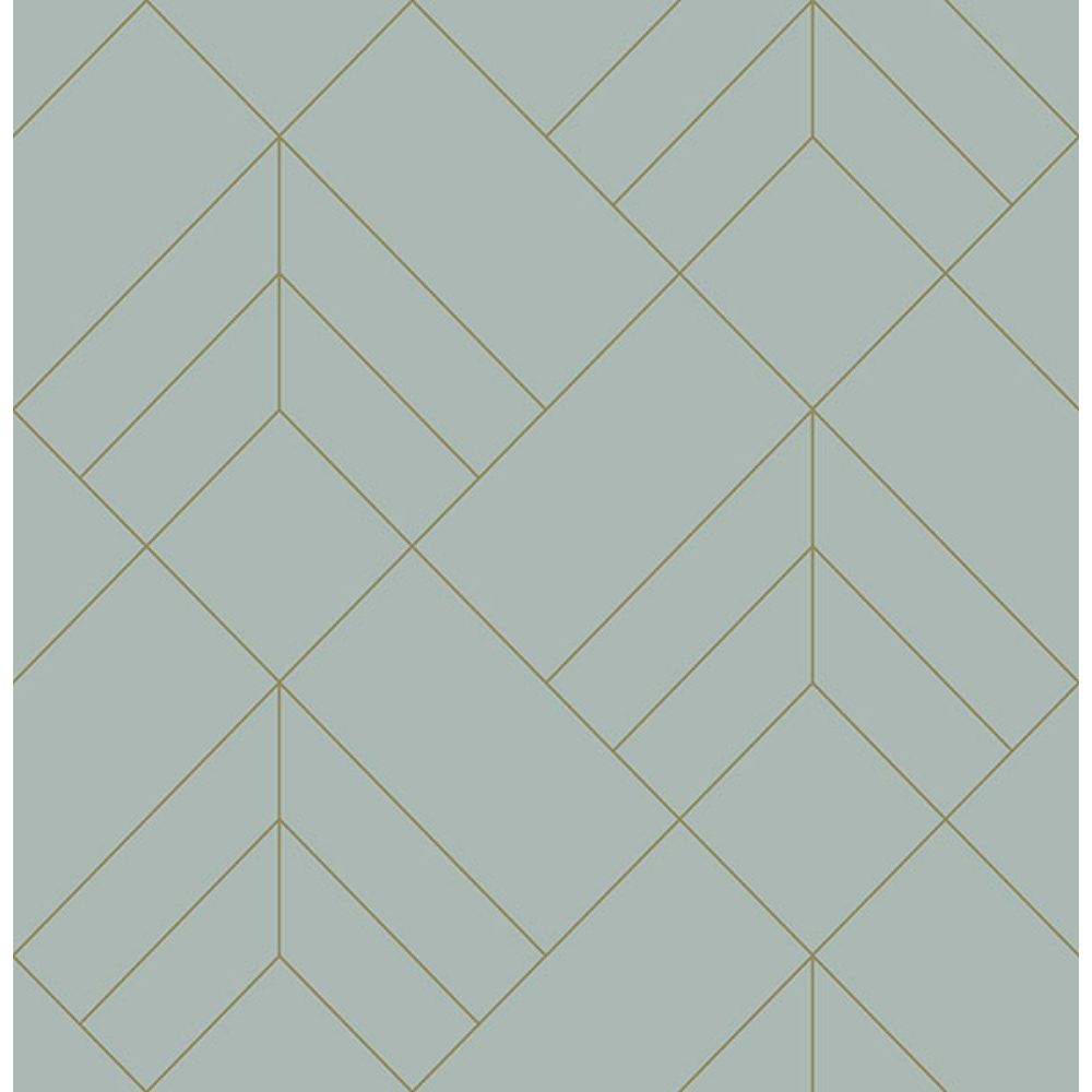 A-Street Prints by Brewster 4066-26547 Sander Light Blue Geometric Wallpaper