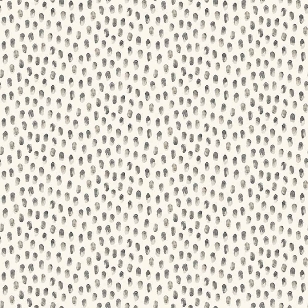 Chesapeake by Brewster 4071-71063 Sand Drips Dark Grey Painted Dots Wallpaper