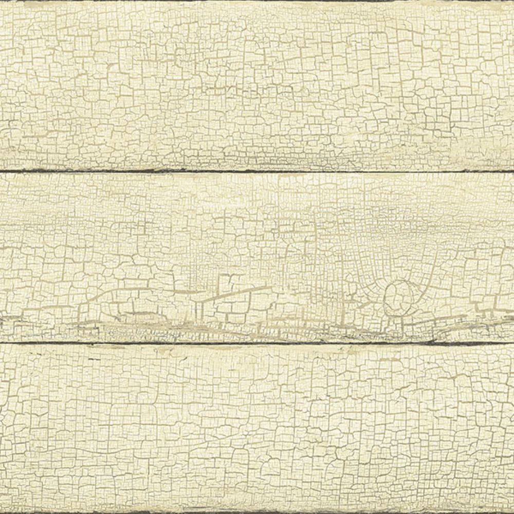 Chesapeake by Brewster 4072-70011 Morgan Wheat Distressed Wood Wallpaper