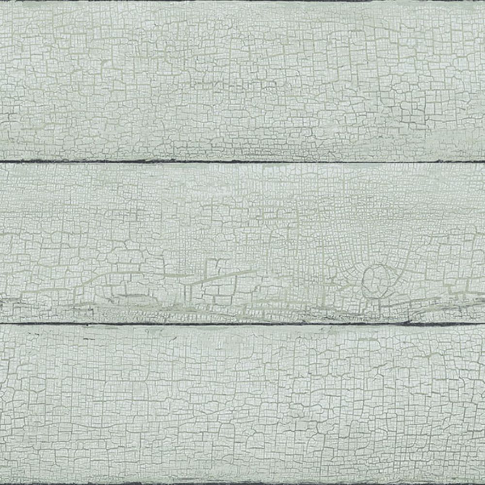 Chesapeake by Brewster 4072-70013 Morgan Seafoam Distressed Wood Wallpaper