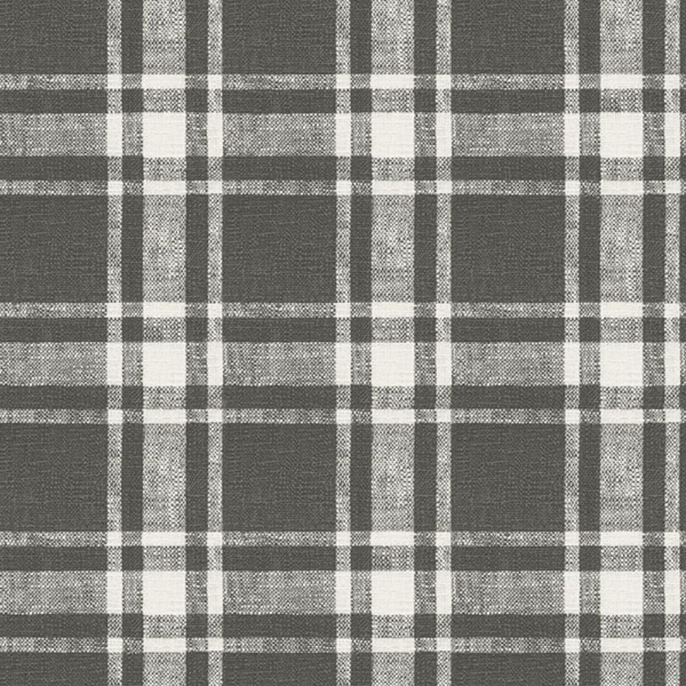 Chesapeake by Brewster 4072-70020 Antoine Charcoal Flannel Wallpaper