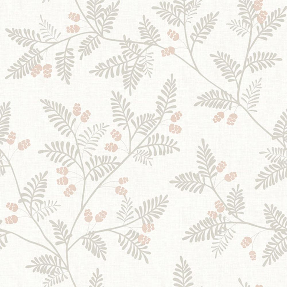 A-Street Prints by Brewster 4074-26604 Ardell Taupe Botanical Wallpaper