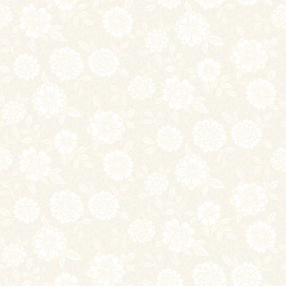 A-Street Prints by Brewster 4080-15907 Lizette Cream Charming Floral Wallpaper