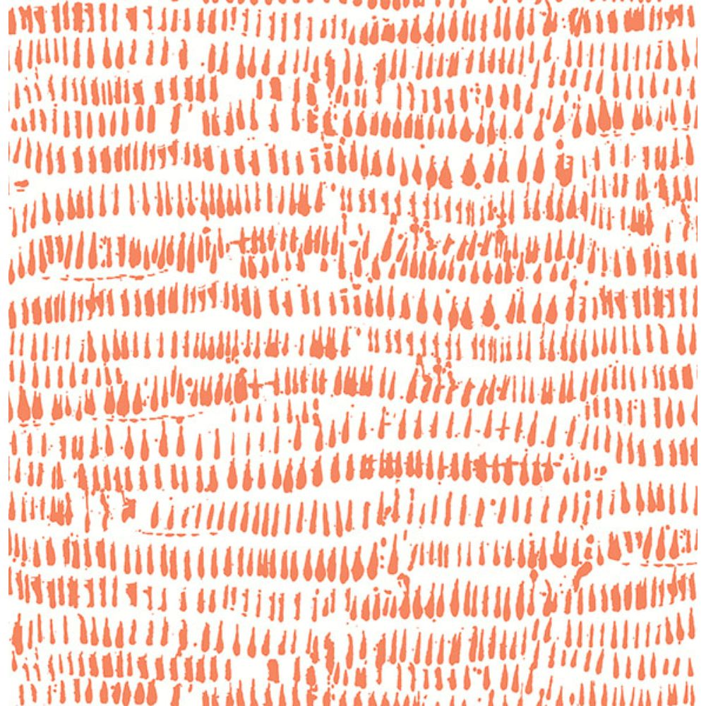 A-Street Prints by Brewster 4081-26359 Runes Orange Brushstrokes Wallpaper