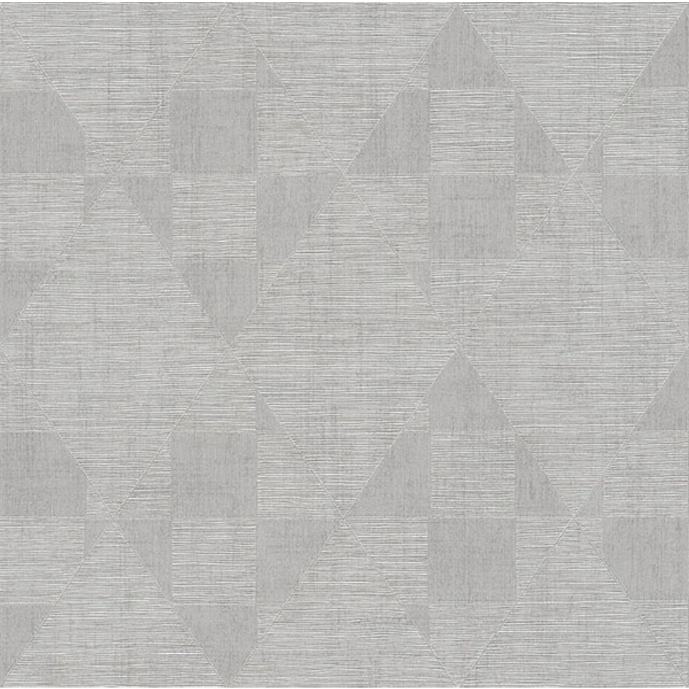 Advantage by Brewster 4082-381961 Wegener Sterling Geometric Wallpaper