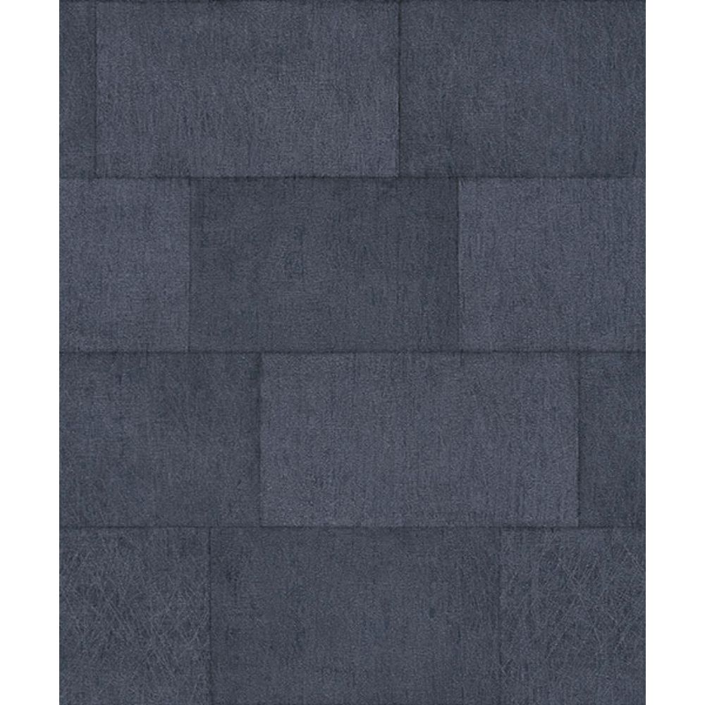 Advantage by Brewster 4082-382015 Lyell Dark Blue Stone Wallpaper
