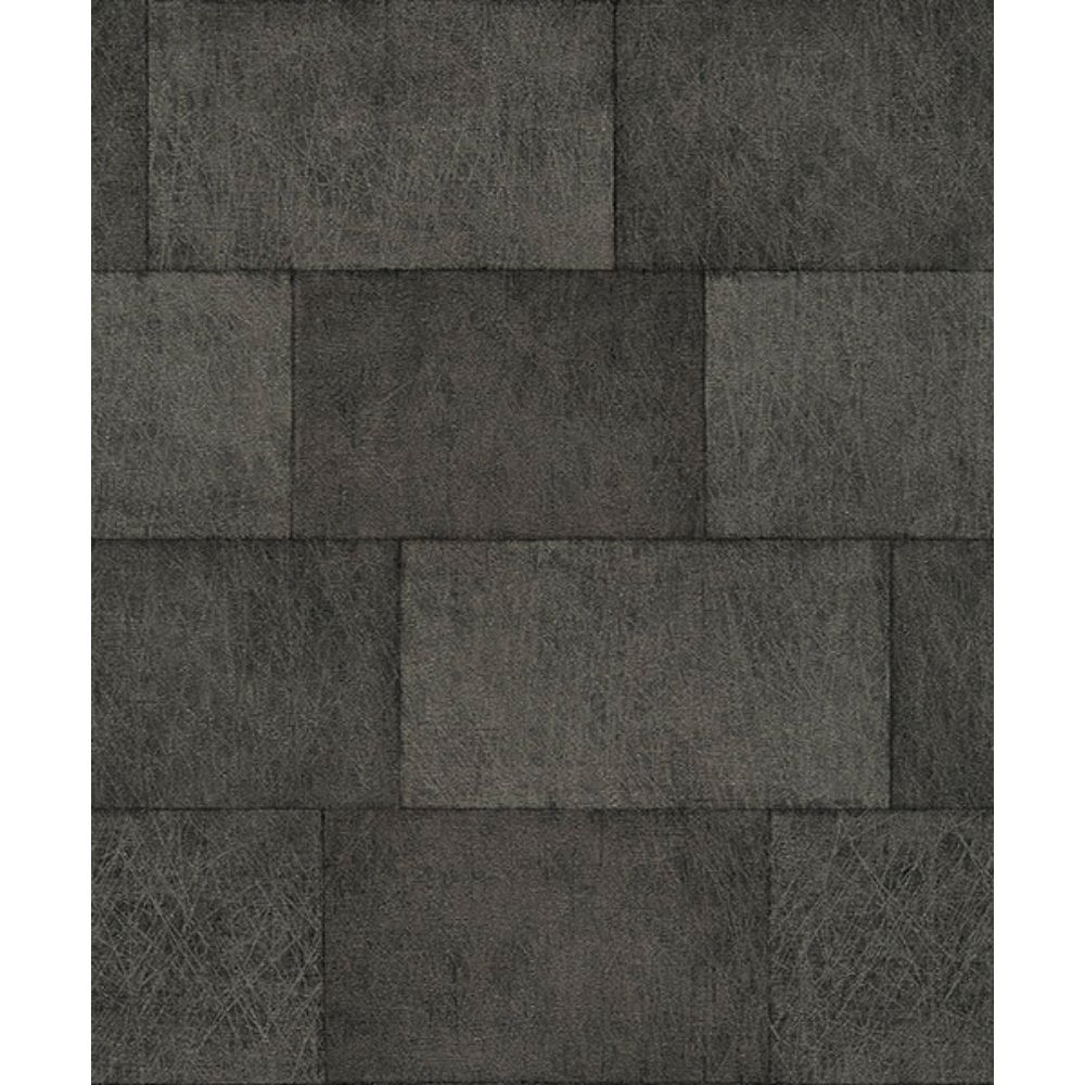 Advantage by Brewster 4082-382016 Lyell Charcoal Stone Wallpaper