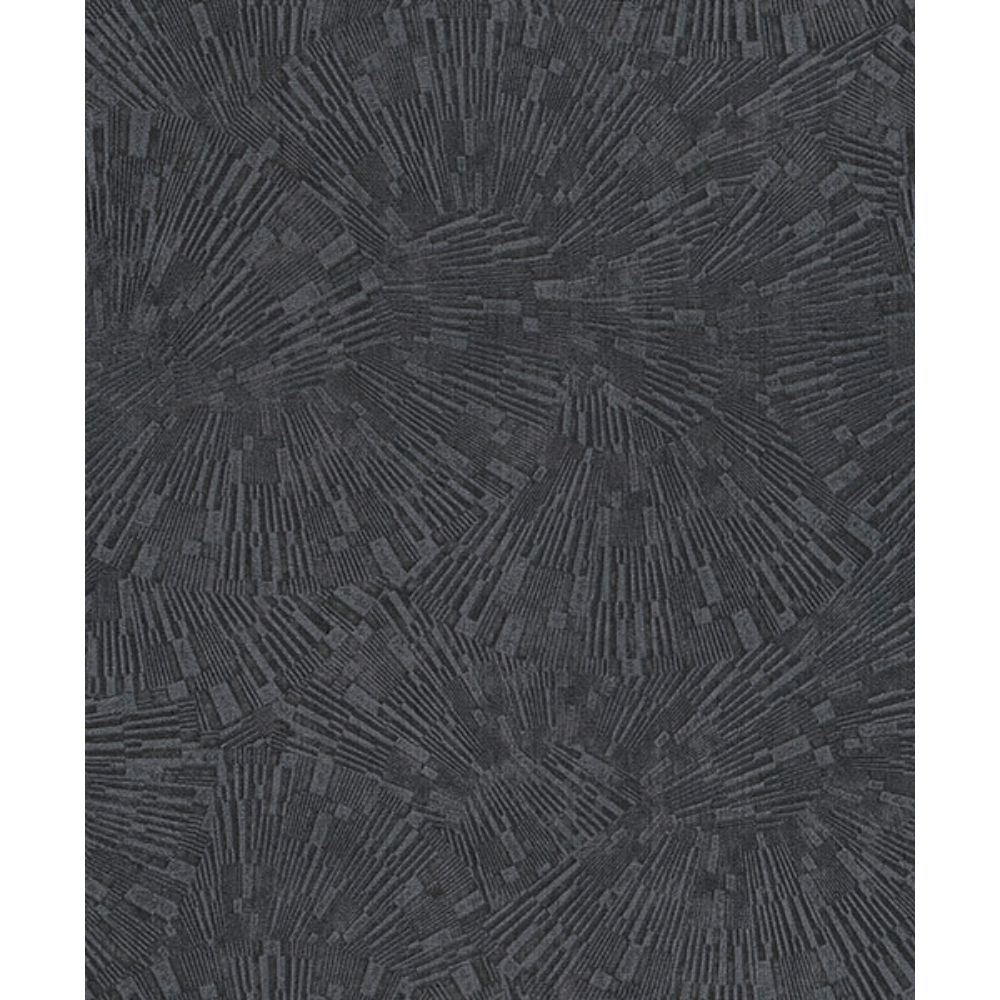 Advantage by Brewster 4082-382035 Agassiz Black Burst Wallpaper