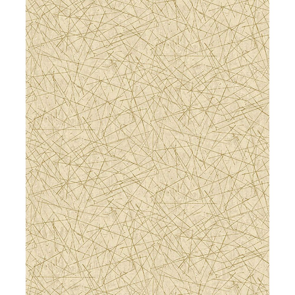 A-Street Prints by Brewster 4105-86632 Bulan Gold Abstract Lines Wallpaper