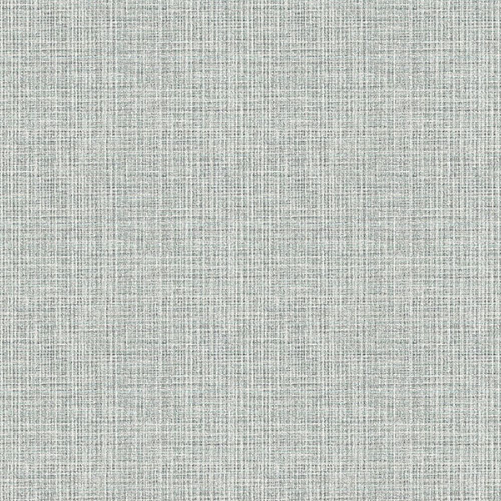A-Street Prints by Brewster 4120-26835 Kantera Turquoise Fabric Texture Wallpaper