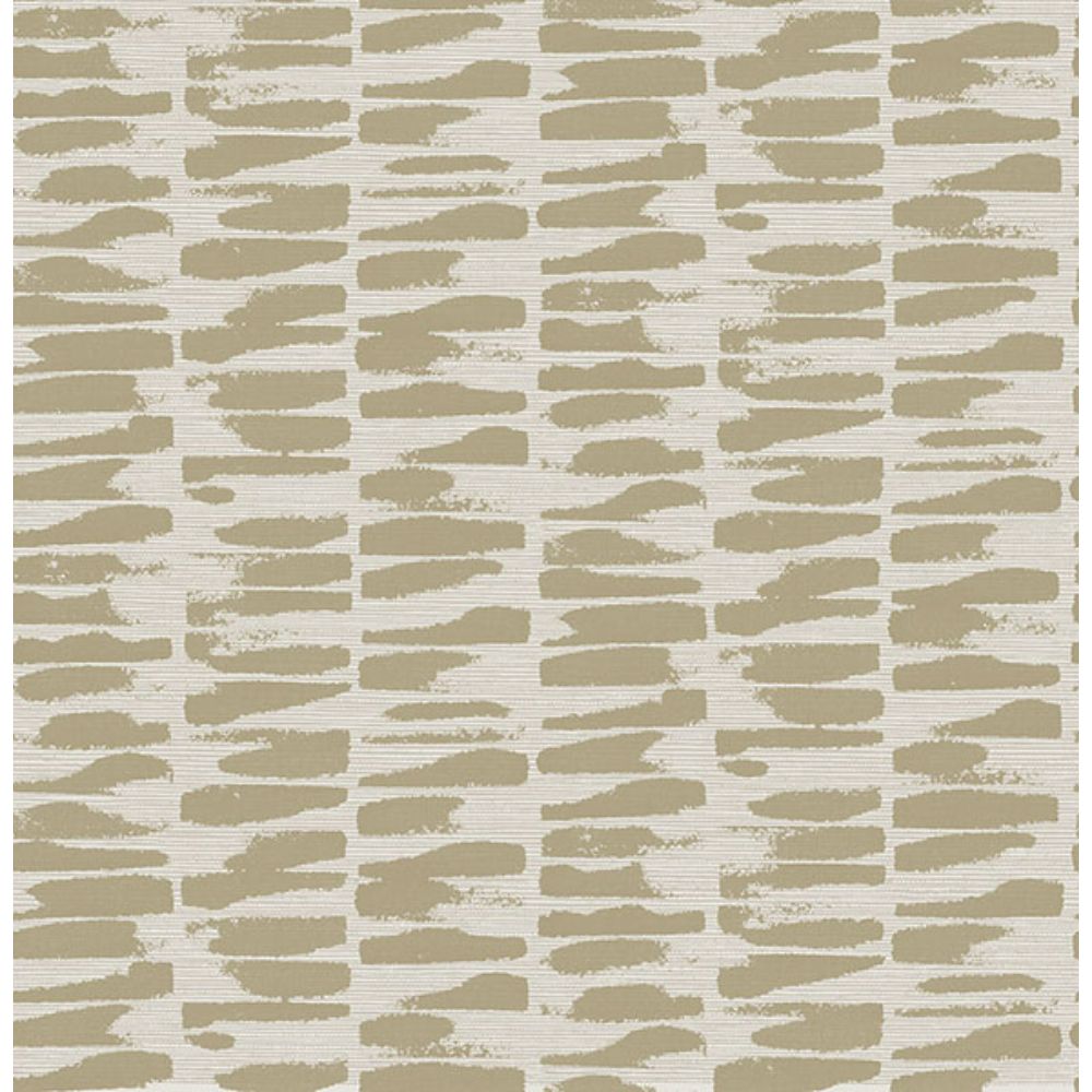 A-Street Prints by Brewster 4120-26842 Myrtle Gold Abstract Stripe Wallpaper