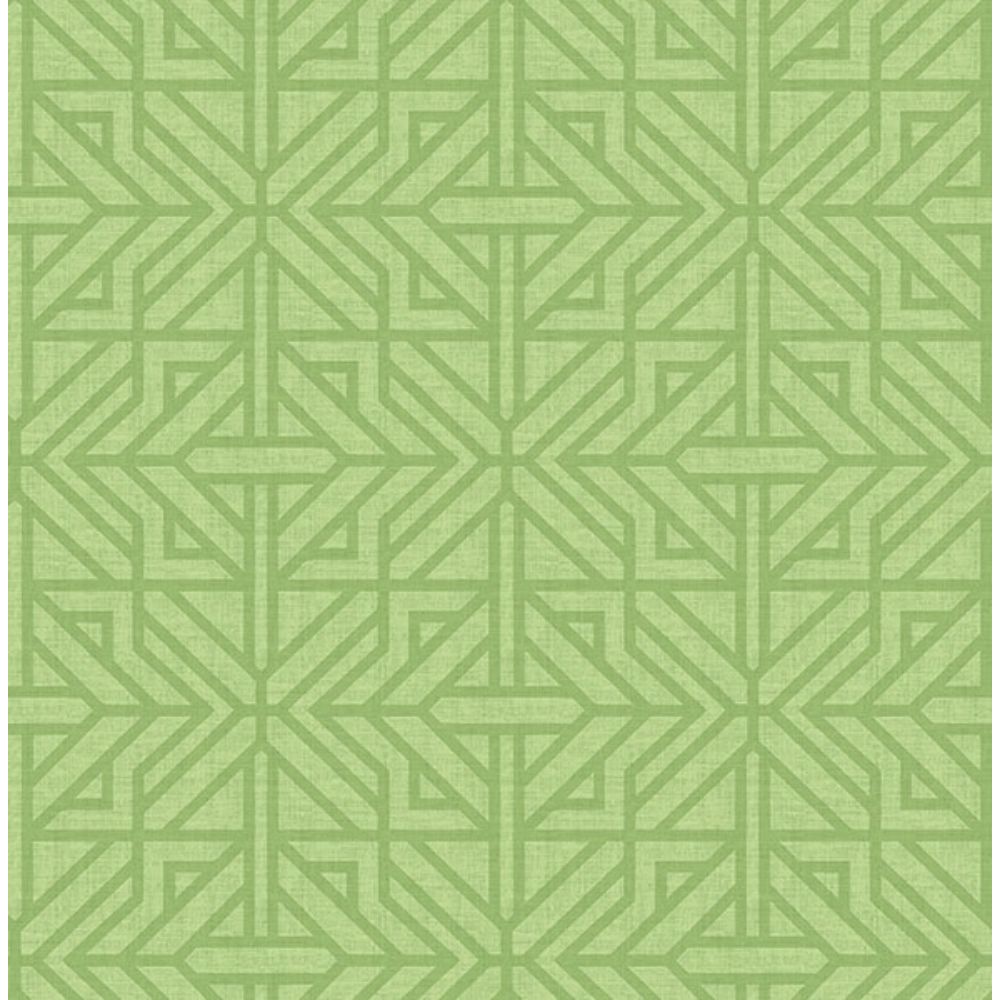 A-Street Prints by Brewster 4121-26927 Hesper Green Geometric Wallpaper