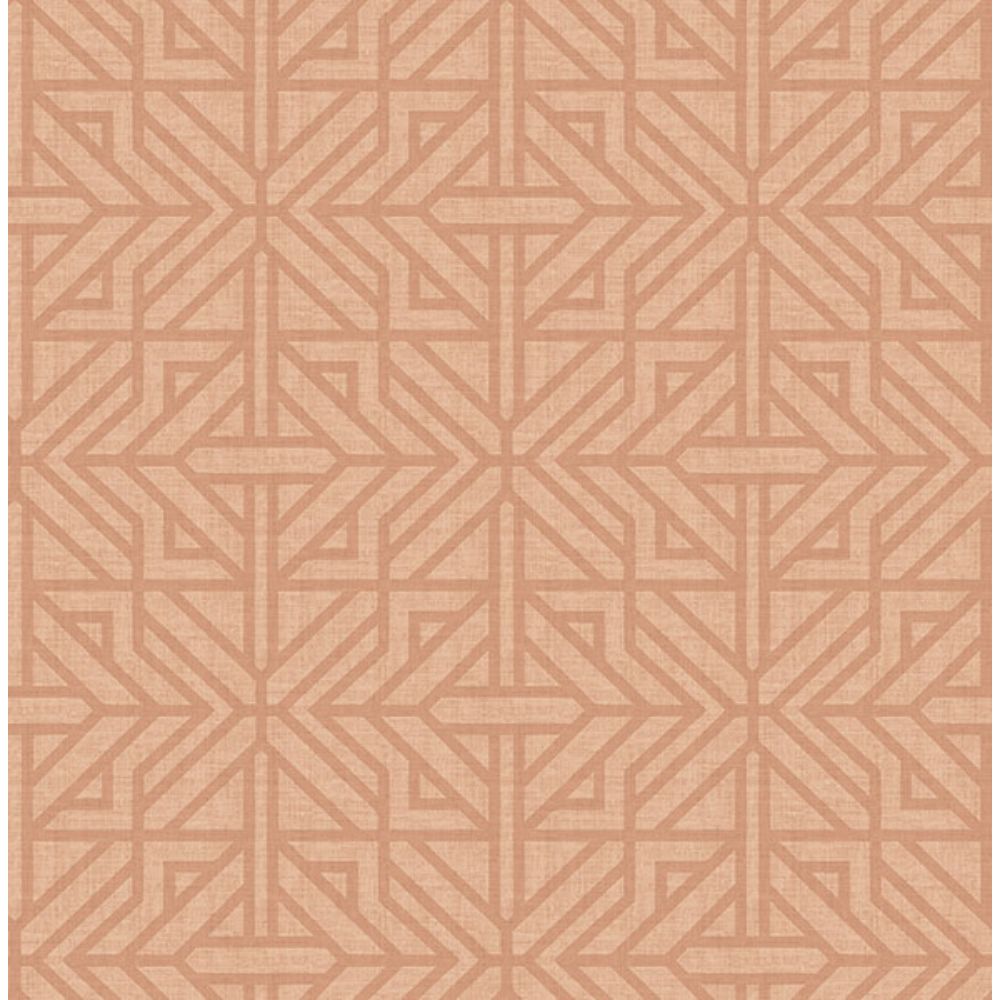 A-Street Prints by Brewster 4121-26930 Hesper Rust Geometric Wallpaper
