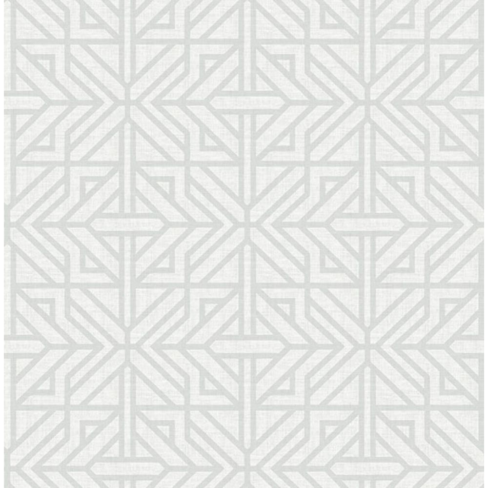 A-Street Prints by Brewster 4121-26931 Hesper Grey Geometric Wallpaper