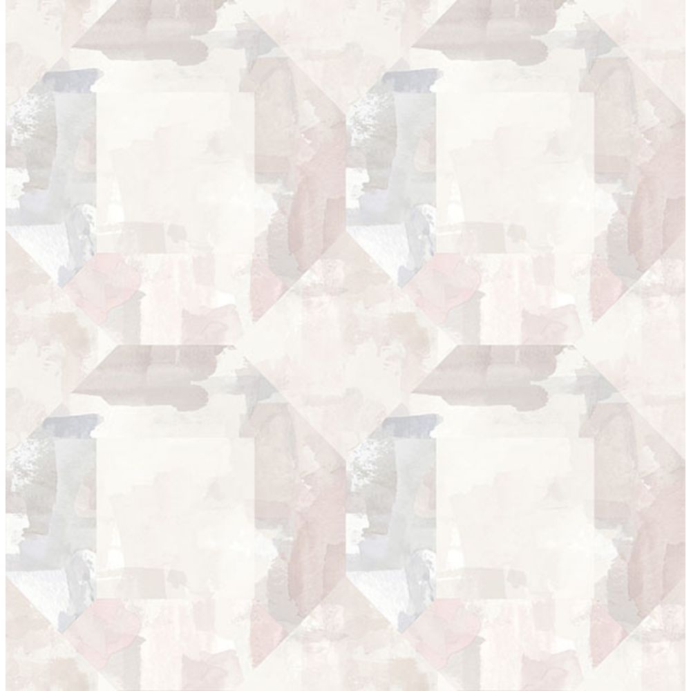 A-Street Prints by Brewster 4121-26945 Perrin Lavender Gem Geometric Wallpaper