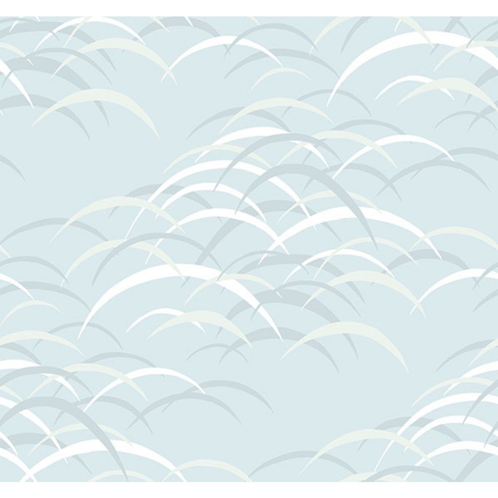 A-Street Prints by Brewster 4121-72210 Kasia Sky Blue Abstract Wallpaper