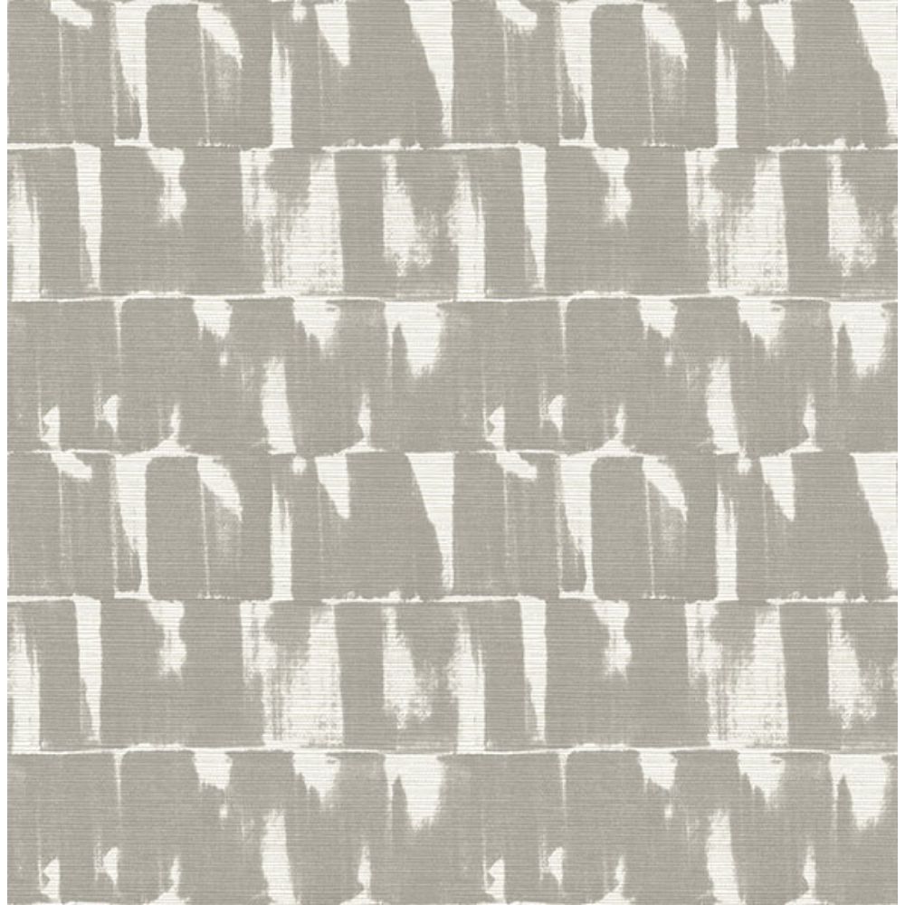 A-Street Prints by Brewster 4122-27022 Bancroft Grey Artistic Stripe Wallpaper